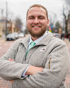 middle aged man smiling